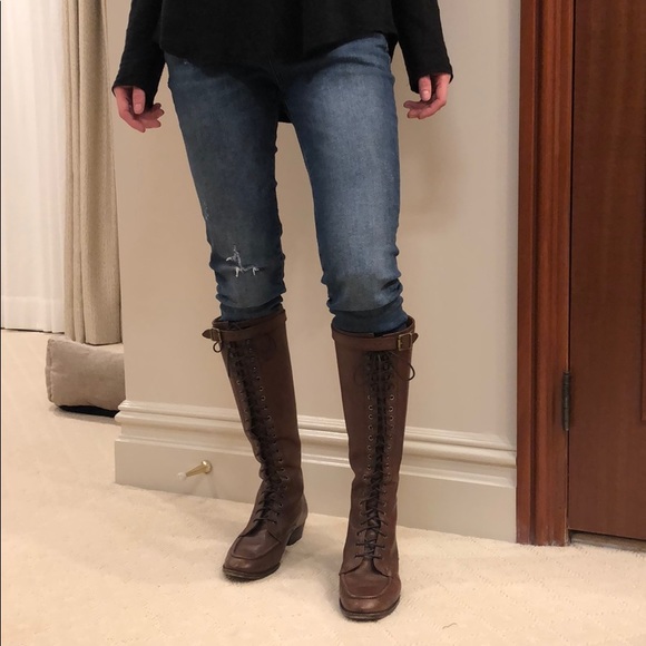 Ralph Lauren Lace up Boots - Picture 3 of 10